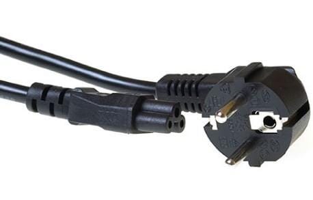 ACT 230V aansluitkabel - schuko male (haaks) - C5 1 m