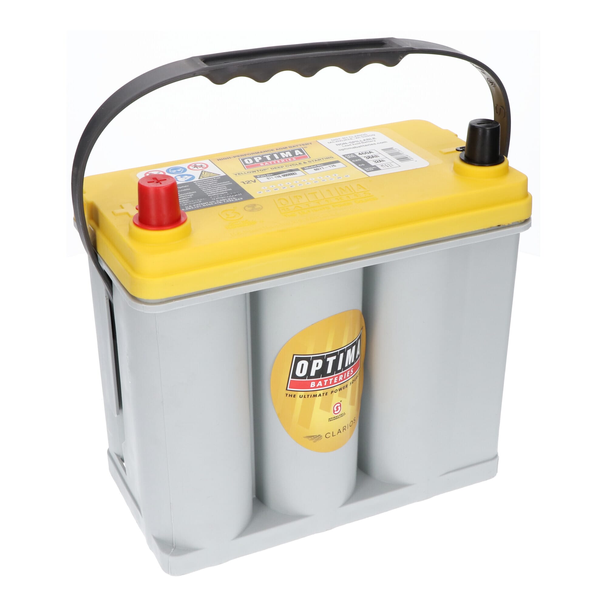 Optima Yellow Top Accu 12V 38Ah S-2.7