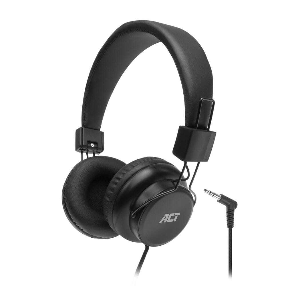 ACT Opvouwbare Stereo hoofdtelefoon met 3,5mm audio jack