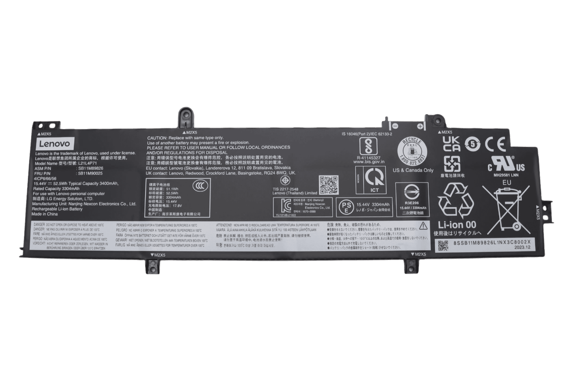 Lenovo Laptop Accu 3400mAh