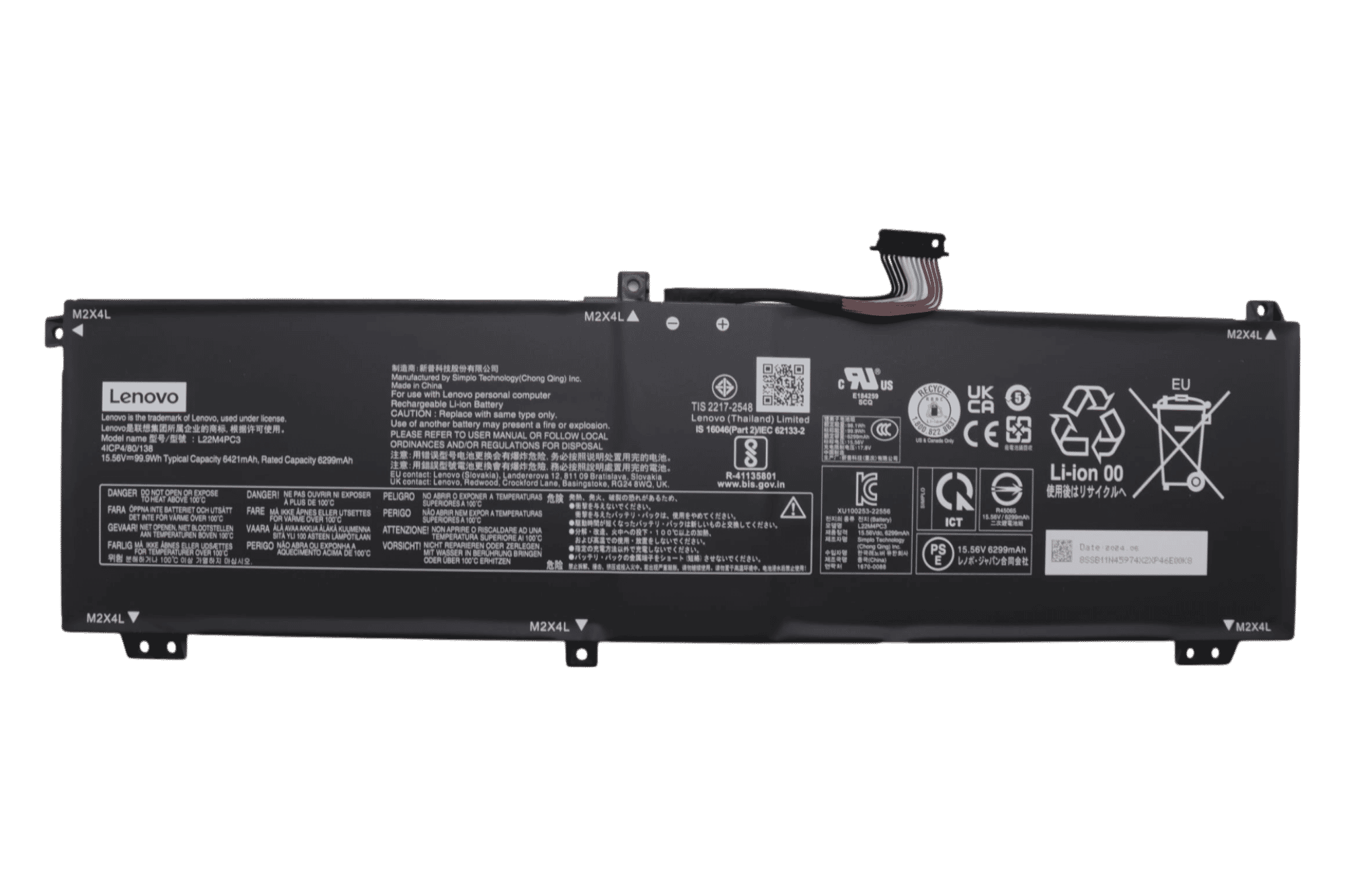 Lenovo Laptop Accu 6299mAh