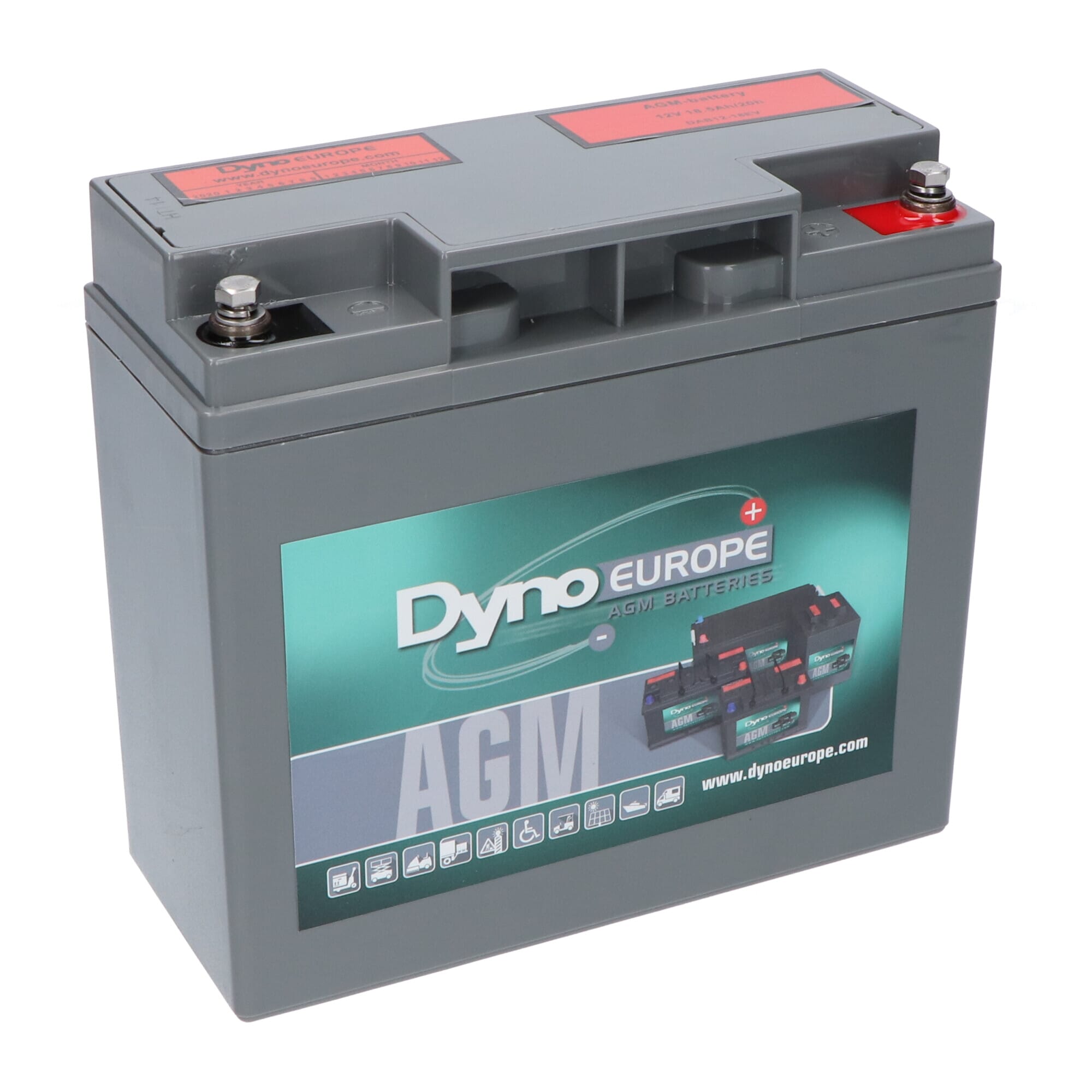 Dyno AGM Accu 12V 27.2Ah (cyclisch gebruik)