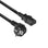 ACT Netsnoer CEE 7/7 male (haaks) - C13 zwart 2 m